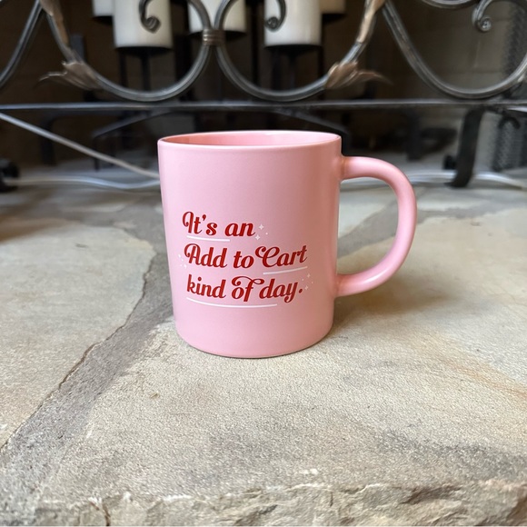 New Pink It’s an Add to Cart Kind of Day Coffee Mug - Picture 2 of 5